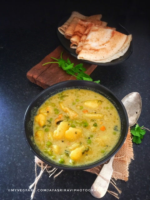 Potato Saagu / Aloo Saag