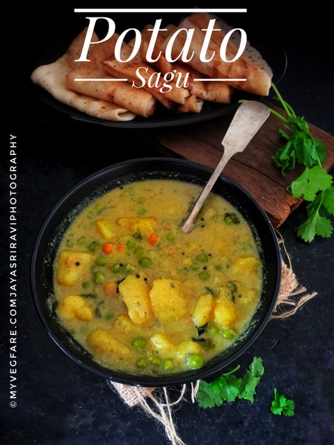 Potato Saagu / Aloo Saag