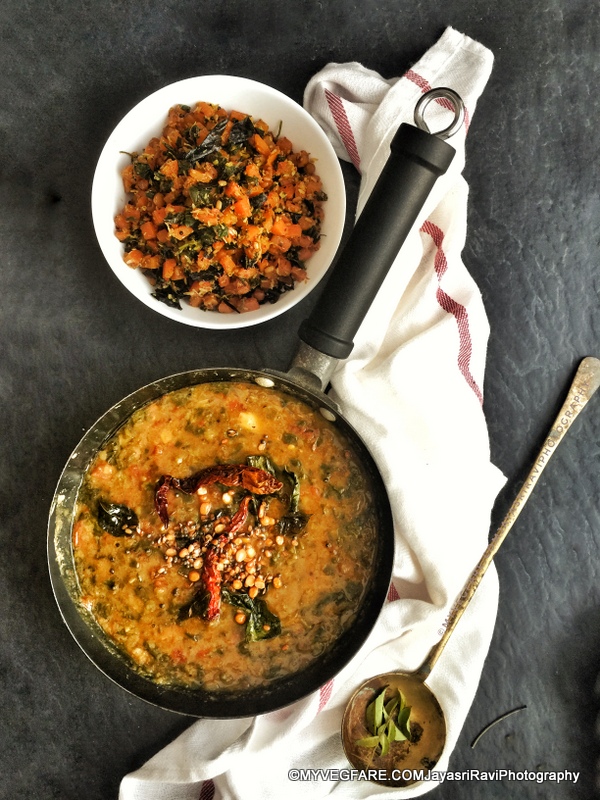 Fenugreek and Dill Leaves Dal