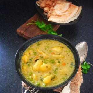 Potato Saagu / Aloo Saag