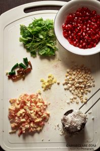 Indian chutney recipe, pomegranate chutney