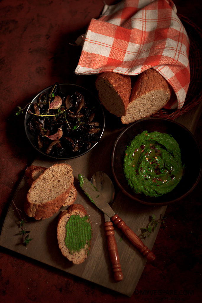 pâté, veggie pâté, spinach walnut pâté